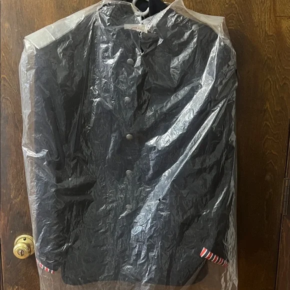 Armani Jeans Dark Blue Utility Jacket with Metallic Accents - Picture 13 of 14